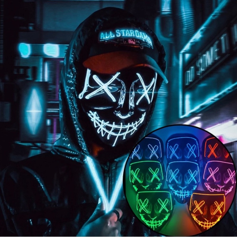 It’s Lit this Halloween with this Light Up Mask